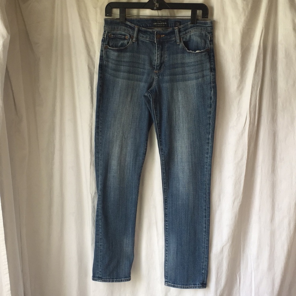 Lucky Brand Sweet Straight Jeans Mid-Rise, 6/30 Ankle Cheville